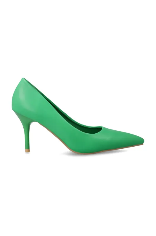 Mariah Basic Stiletto _ 163805 _ Green sold by Dunns