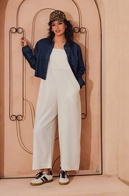 HAILEY LINEN BLEND JUMPSUIT sold by Dunns