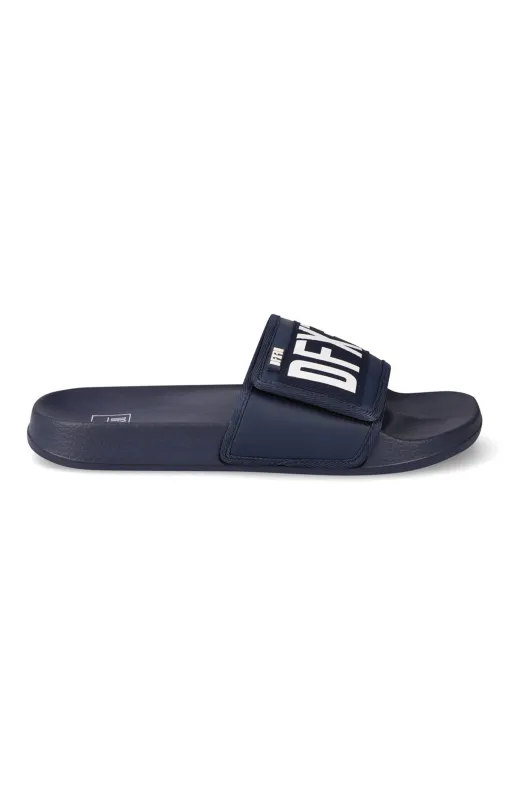Vincent Velcro Slide _ 163656 _ Navy sold by Dunns