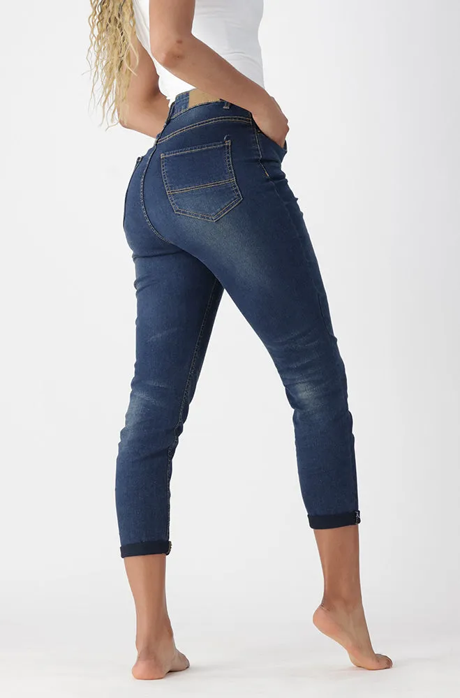 AILANY HIGH RISE SKINNY TURN UP sold by Dunns product image thumbnail 3