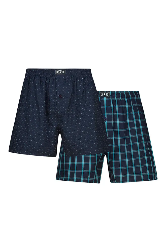 ALLAN WOVEN BOXERS 2PK sold by Dunns
