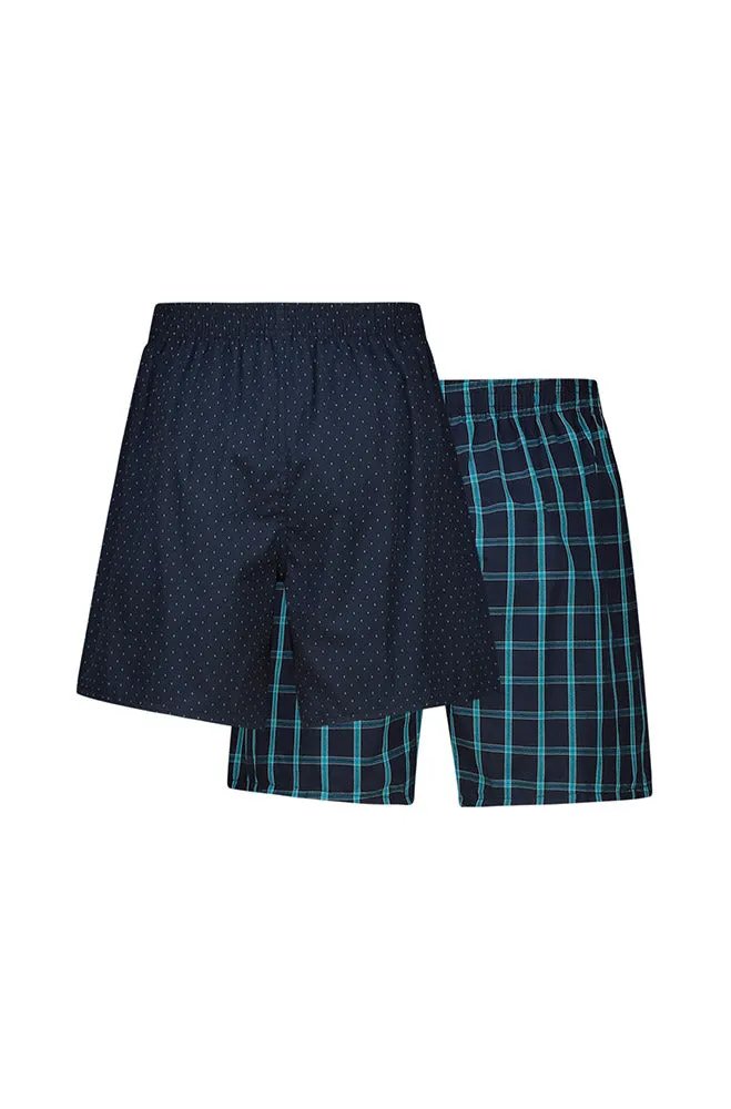 ALLAN WOVEN BOXERS 2PK sold by Dunns product image thumbnail 2