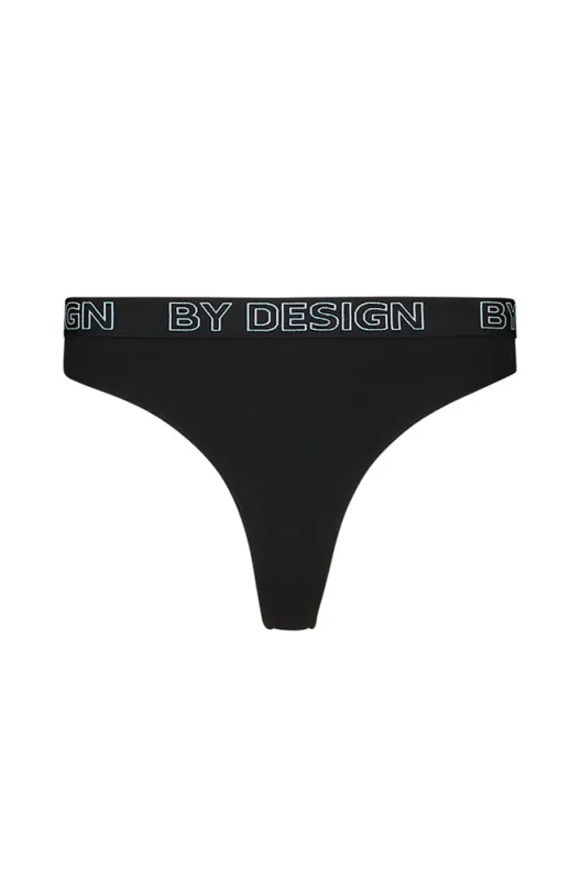 BY DESIGN BRANDED ELASTIC THONG sold by Dunns
