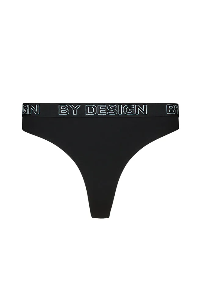 BY DESIGN BRANDED ELASTIC THONG sold by Dunns