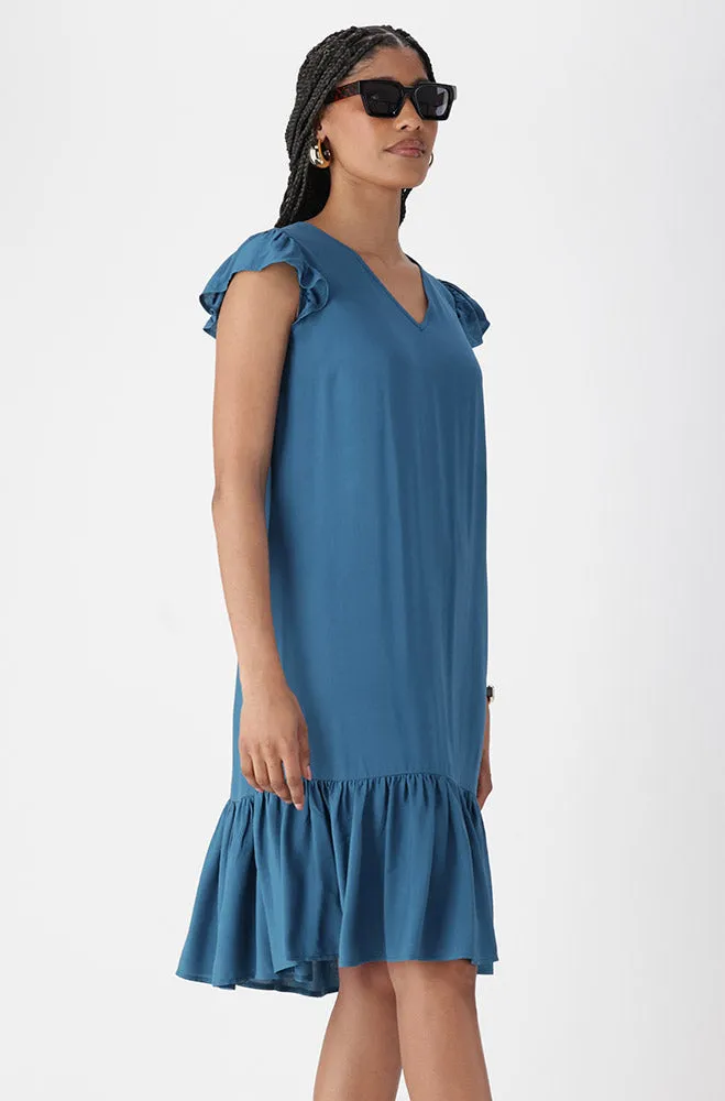 ASTRID FLUTTER SLEEVE DRESS sold by Dunns product image thumbnail 2