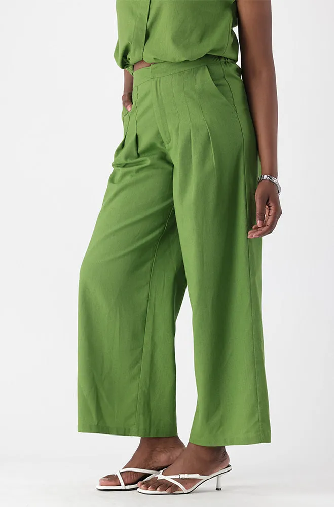 ANDREA LINEN BLEND PLEATED PANTS sold by Dunns product image thumbnail 2