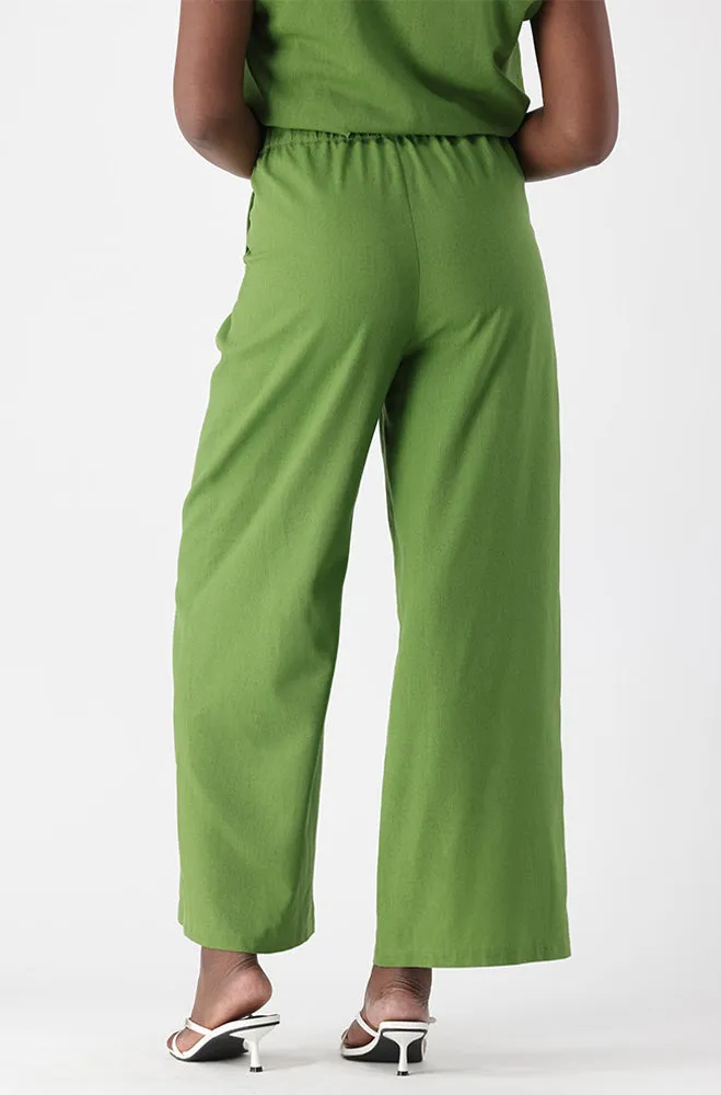ANDREA LINEN BLEND PLEATED PANTS sold by Dunns product image thumbnail 3