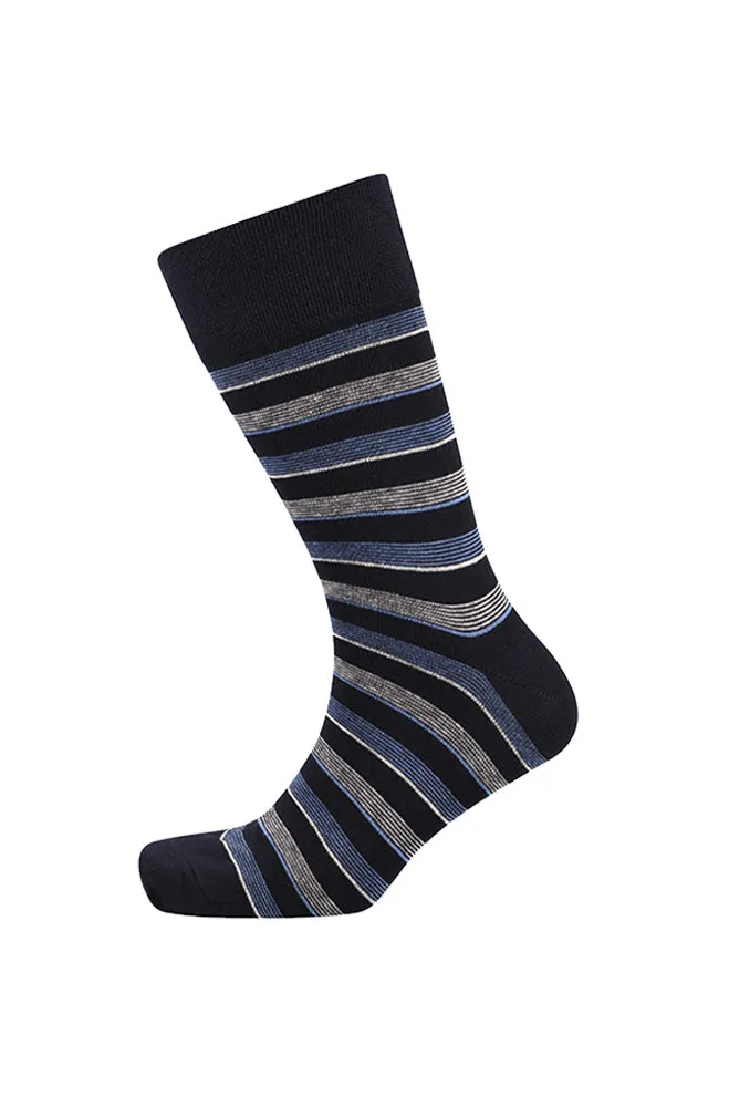 Wesley Socks 3pk _ 164299 _ Navy sold by Dunns product image thumbnail 3