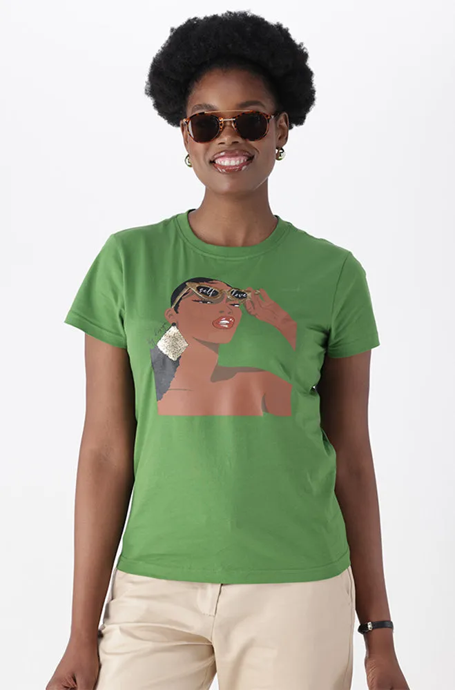 ZOLA REGULAR FITTED GRAPHIC TEE sold by Dunns