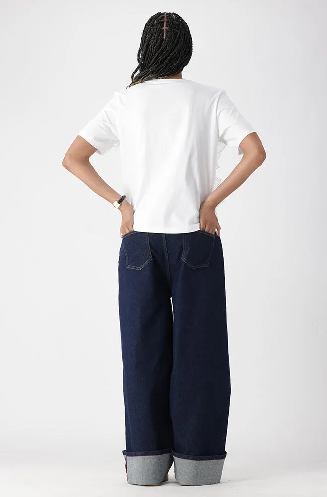 OLIVIA FRILL TEE sold by Dunns product image thumbnail 3