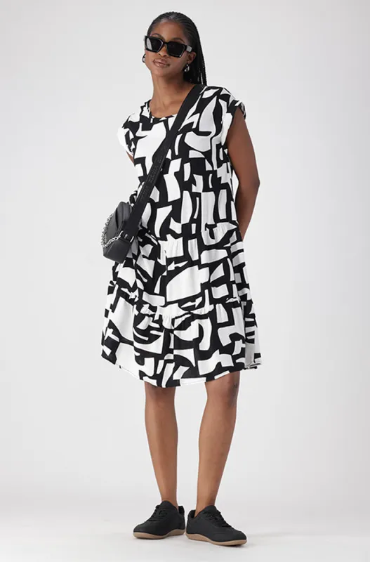 CARLA TIERED DRESS sold by Dunns