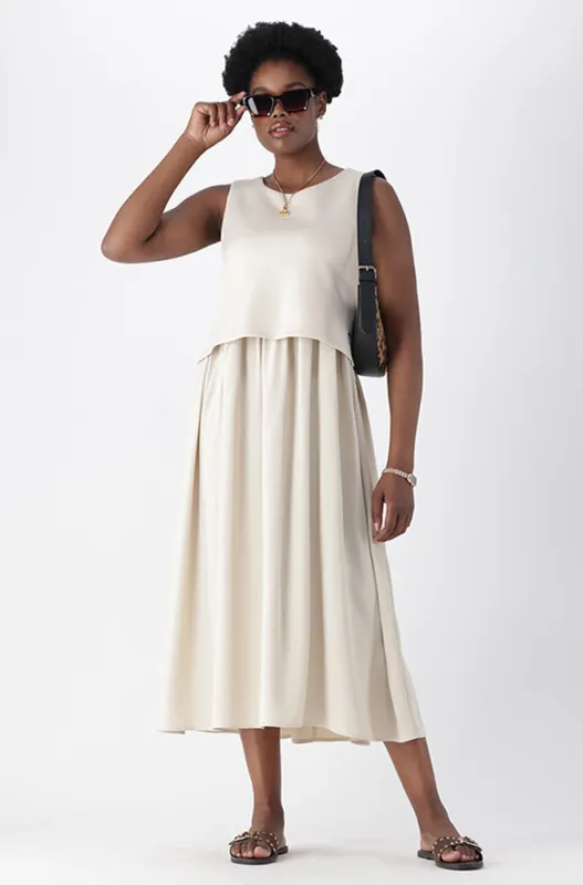 SOPHIA COMBO DRESS sold by Dunns