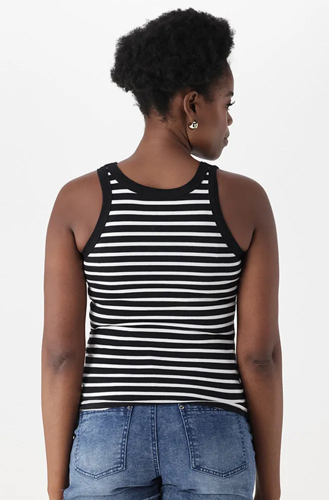 ANTHEA STRIPE VEST sold by Dunns product image thumbnail 4