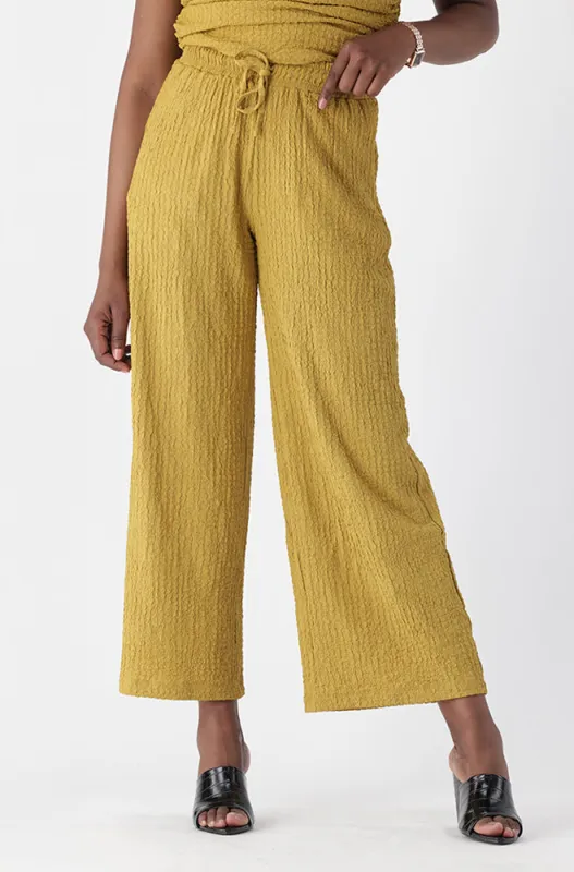 CARA TEXTURED WIDELEG PANTS sold by Dunns