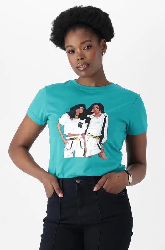 ZOLA REGULAR FITTED GRAPHIC TEE sold by Dunns