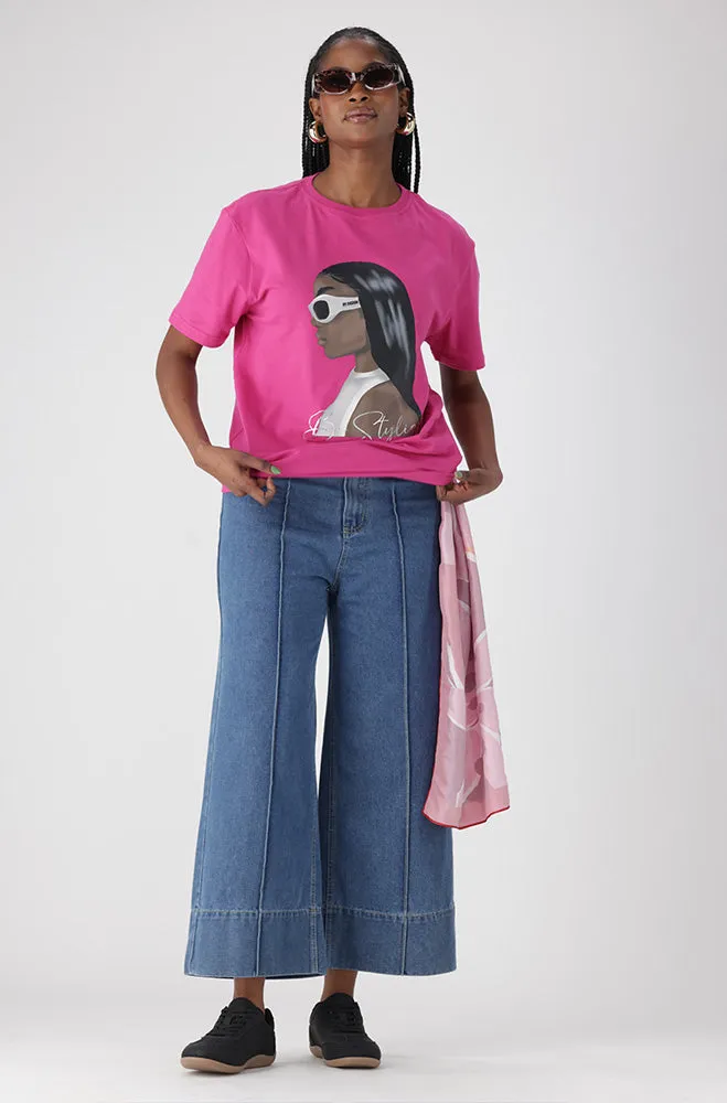 JADE GRAPHIC BOYFRIEND TEE sold by Dunns product image thumbnail 4