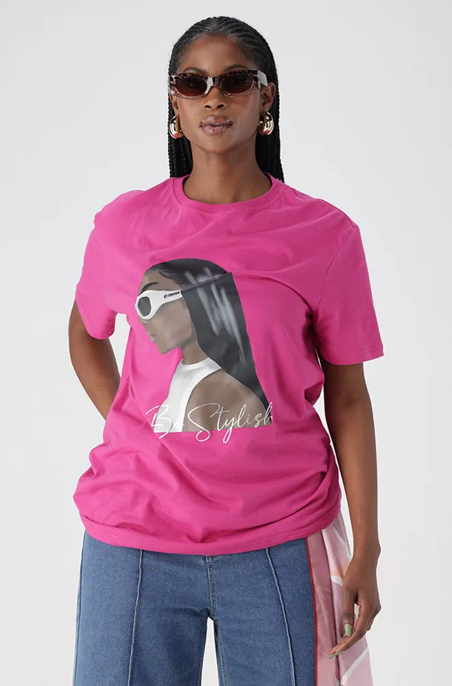 JADE GRAPHIC BOYFRIEND TEE sold by Dunns