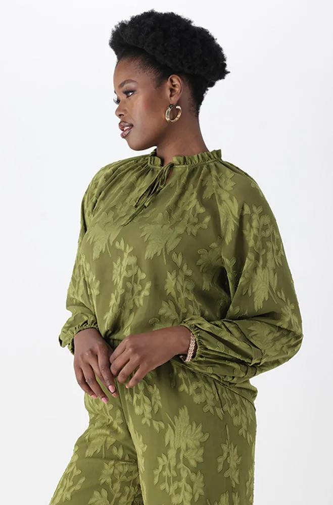 SADE TEXTURED BLOUSE sold by Dunns product image thumbnail 5