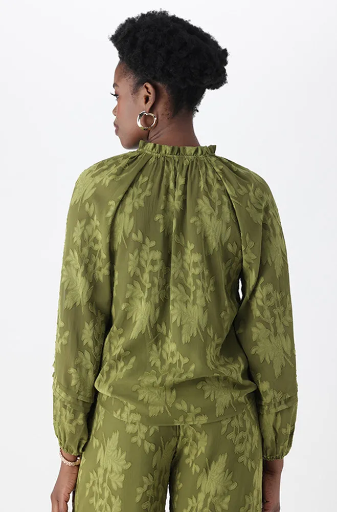 SADE TEXTURED BLOUSE sold by Dunns product image thumbnail 3