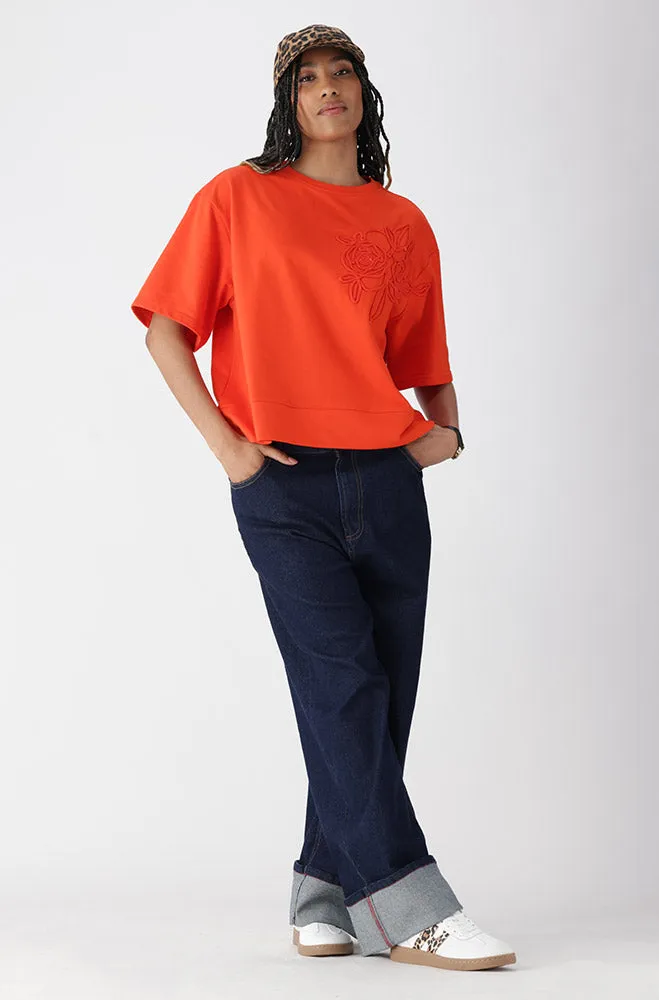 CARINA BOXY FLOWER PRINT TEE sold by Dunns product image thumbnail 3