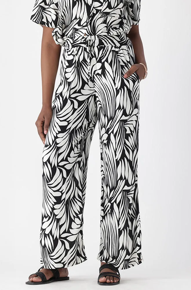 KIMBERLEY PRINTED WIDE LEG PANTS sold by Dunns