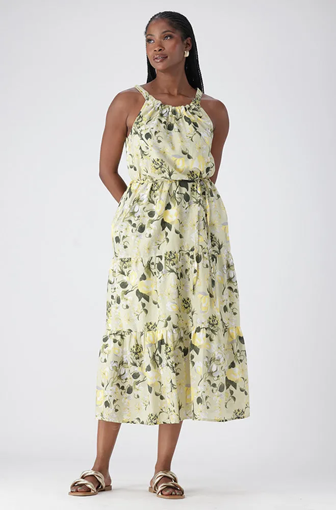 KALI MAXI TIERED DRESS sold by Dunns product image thumbnail 4