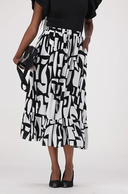 PIA TIERED SKIRT sold by Dunns