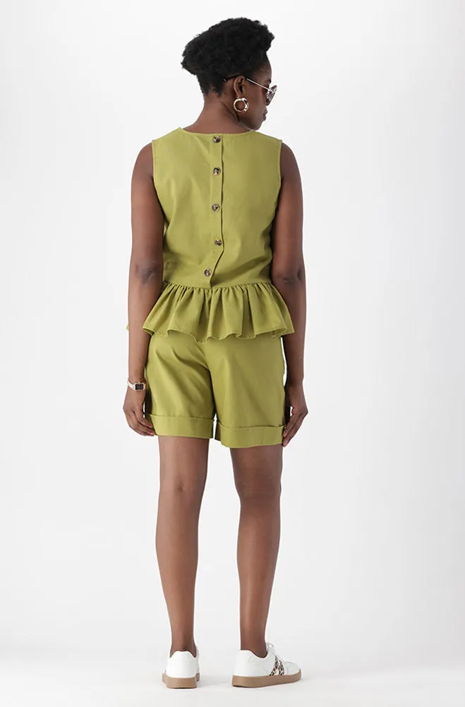 RYLEE LINEN BLEND SHORTS sold by Dunns product image thumbnail 2