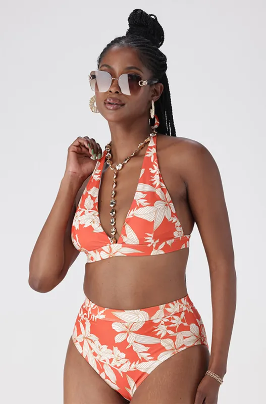 MONET PRINTED BIKINI TOP sold by Dunns