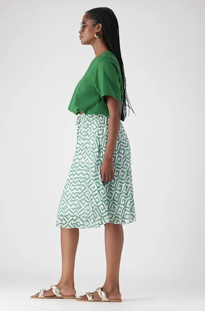 IVA LINEN BLEND DRAWCORD TOP sold by Dunns product image thumbnail 2