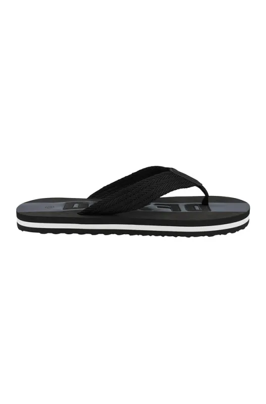 DFXFD Embossed flip flop sold by Dunns