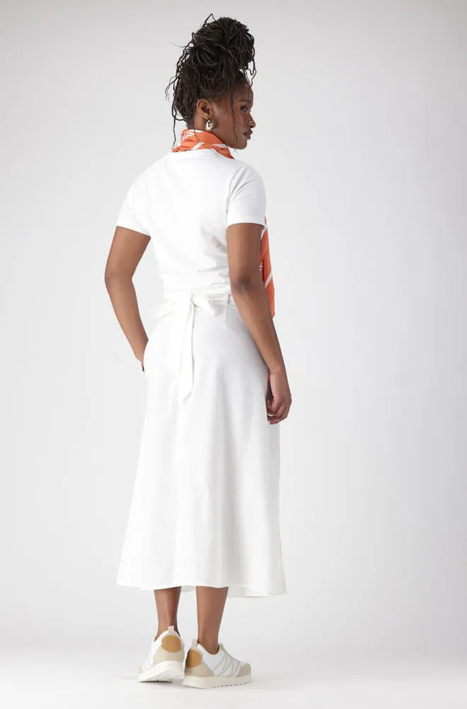 EVELYN BELTED LINEN BLEND SKIRT sold by Dunns product image thumbnail 2