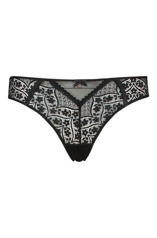 MARIAH ALL OVER LACE/MESH DETAIL BIKINI sold by Dunns