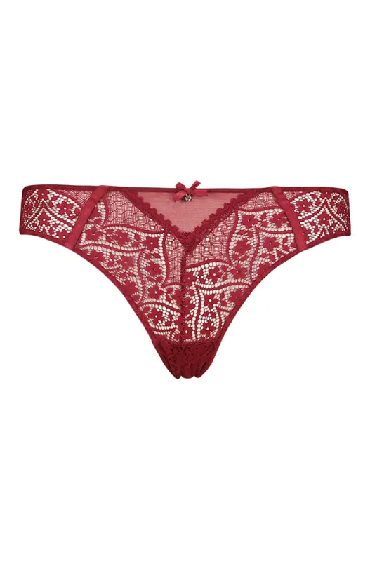 MARIAH ALL OVER LACE/MESH DETAIL BIKINI sold by Dunns