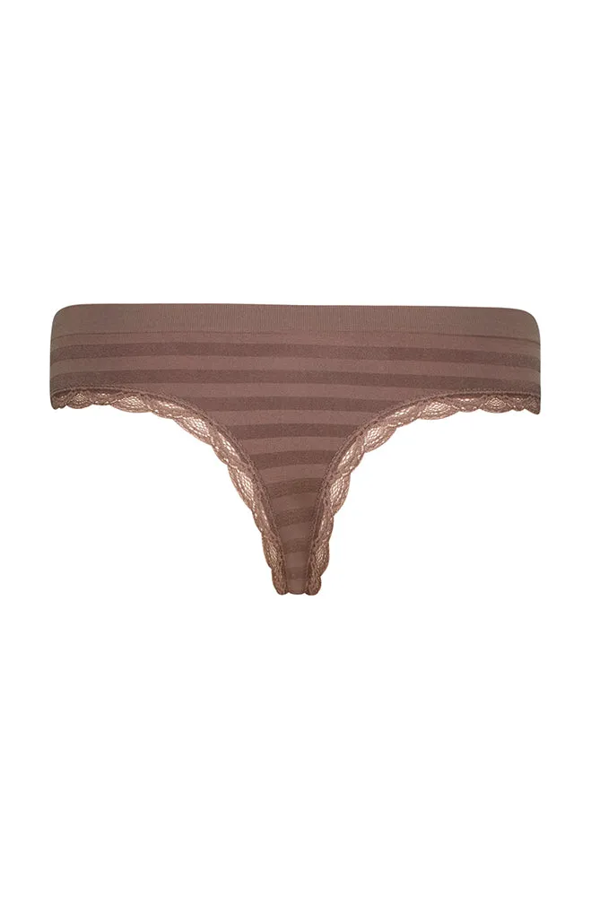HARPER SF JACQUARD STRIPE THONG sold by Dunns product image thumbnail 2