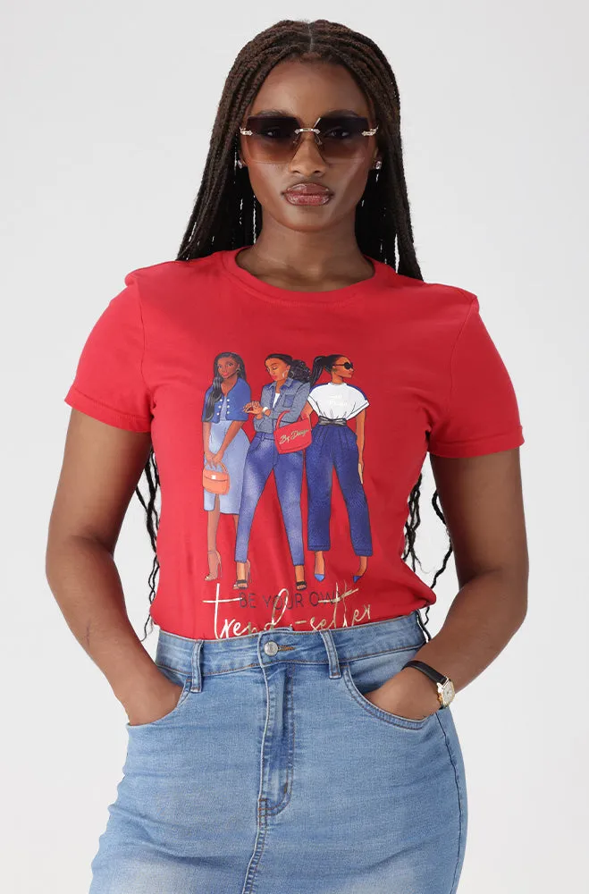 ZOLA REGULAR FITTED GRAPHIC TEE sold by Dunns