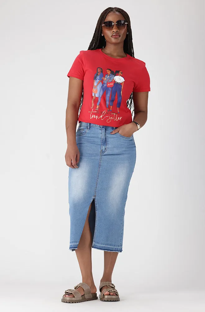 ZOLA REGULAR FITTED GRAPHIC TEE sold by Dunns product image thumbnail 3