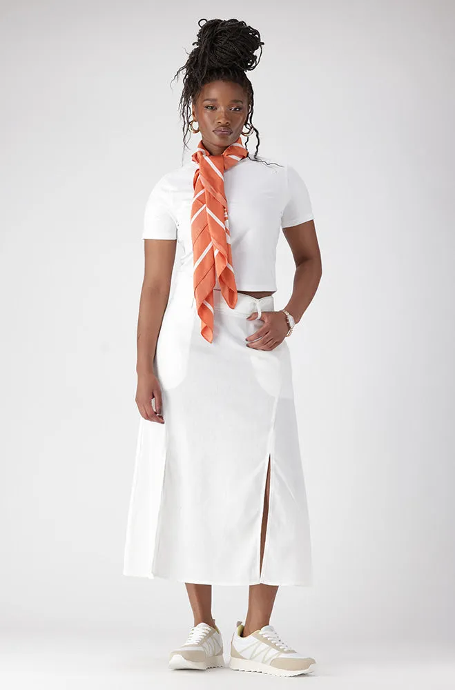 BELLA CREW NECK FITTED CROP TEE sold by Dunns product image thumbnail 3