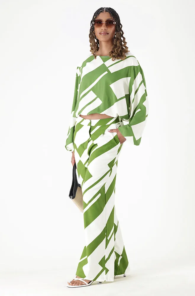 SHONA LINEN BLEND WIDE LEG PANTS sold by Dunns product image thumbnail 3