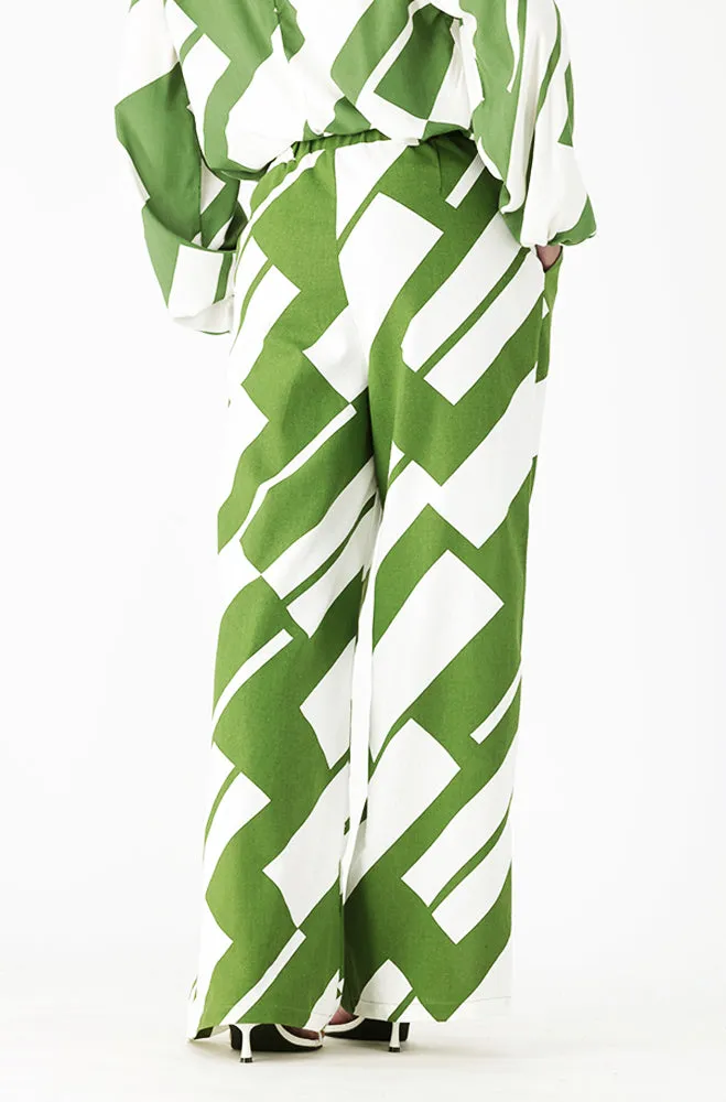 SHONA LINEN BLEND WIDE LEG PANTS sold by Dunns product image thumbnail 4