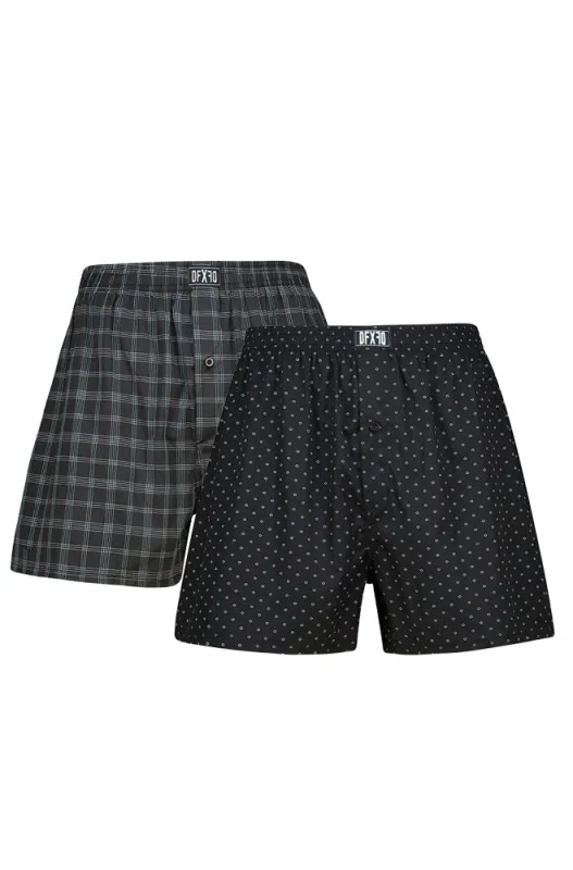 STEVEN WOVEN BOXERS 2PK sold by Dunns