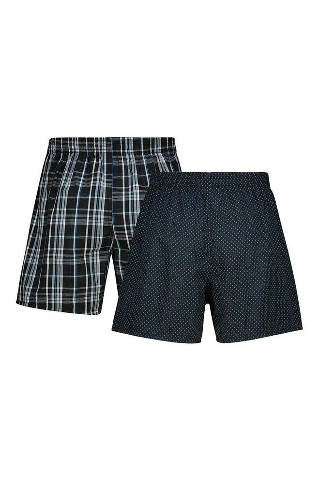 WALLACE WOVEN BOXERS 2PK sold by Dunns product image thumbnail 2