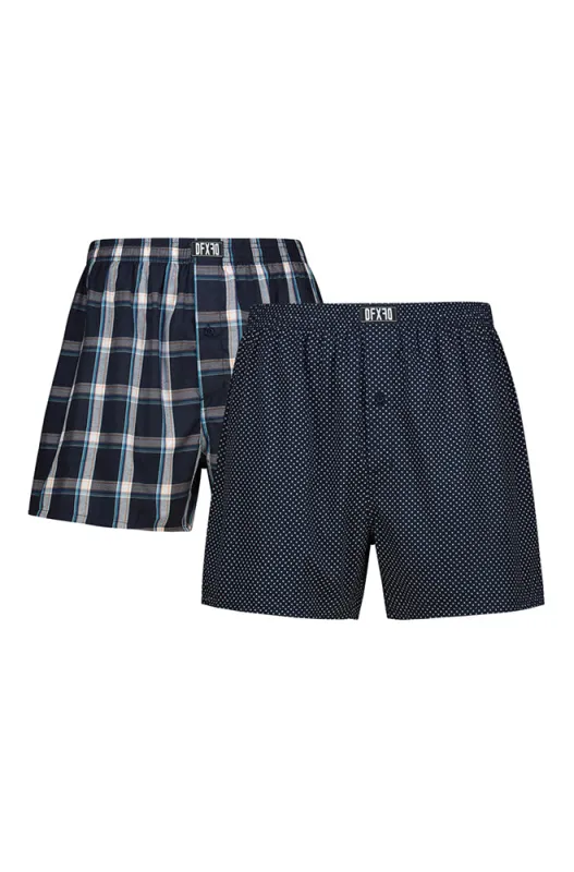 LEON WOVEN BOXERS 2PK sold by Dunns