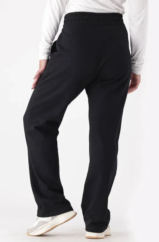 Lucy Fleece Straight Leg Pants _ 145472 _ Black sold by Dunns product image thumbnail 3