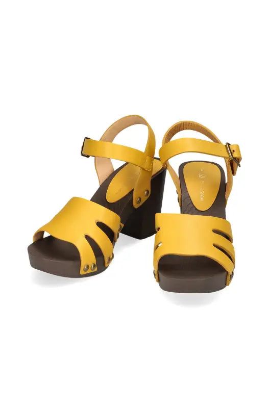 Mirvala Wood Look Sandal _ 140914 _ Ocre sold by Dunns product image thumbnail 2