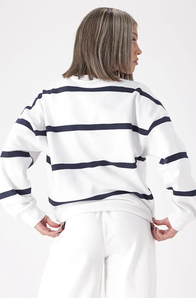 ZANDI STRIPE CREWNECK TOP sold by Dunns product image thumbnail 4