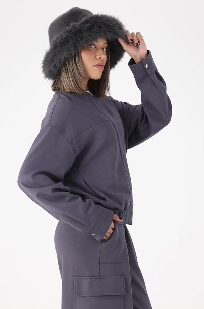 SOFIA SOFT TOUCH BOMBER JACKET sold by Dunns product image thumbnail 5