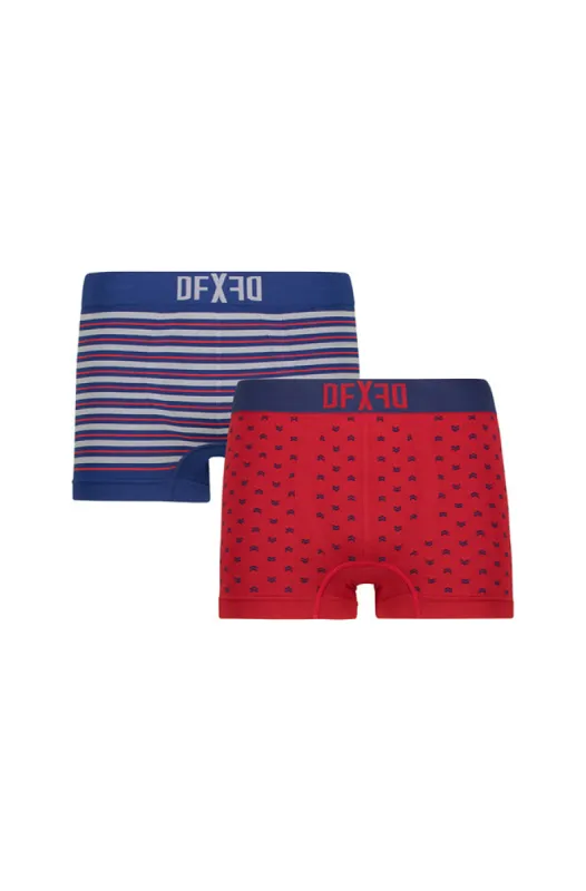 Zidan Seamfree Trunks 2pk _ 146493 _ Red made by Dunns