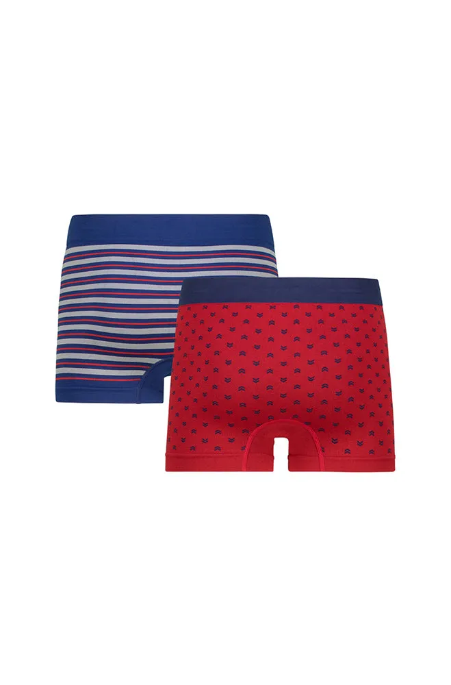 Zidan Seamfree Trunks 2pk _ 146493 _ Red sold by Dunns product image thumbnail 2