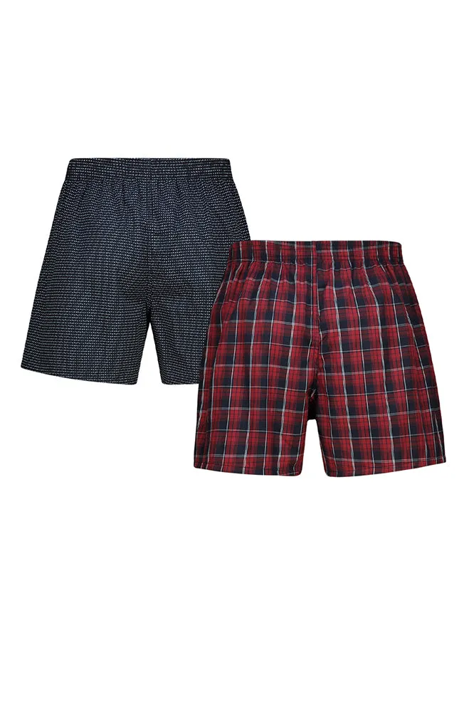 MIKE WOVEN BOXERS 2PK sold by Dunns product image thumbnail 2